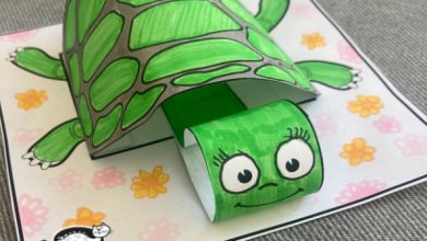 kaplumbağa sanat etkinliği kalıplı