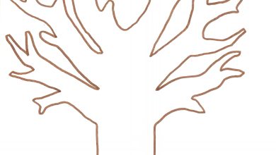 okul öncesi ağaç kalıbı