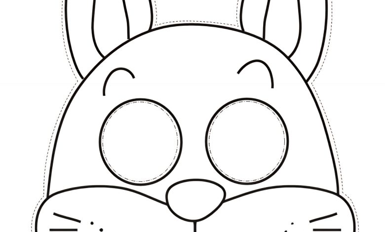 okul öncesi maske kalıpları