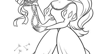 Okul Öncesi Prenses Boyama