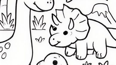 dinazor boyama sayfası