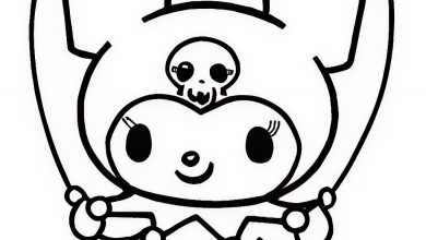 kuromi boyama sayfası okul öncesi