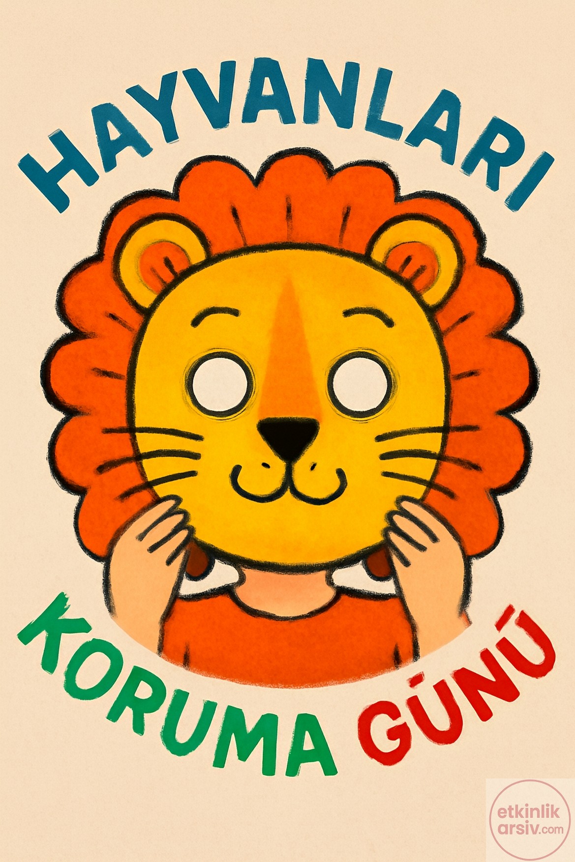 Hayvanları Koruma Günü Sanat Etkinliği Kalıplı