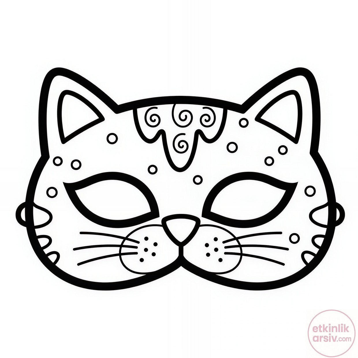 Hayvanları Koruma Günü Sanat Etkinliği Kedi Maskesi