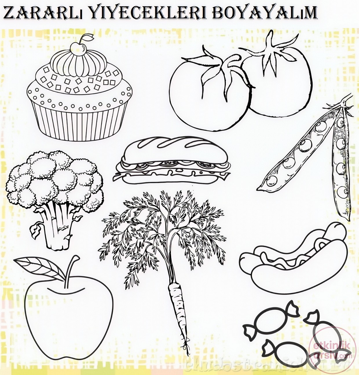 okul öncesi zararlı yiyecekler