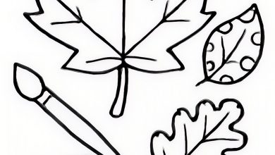 yaprak boyama okul öncesi