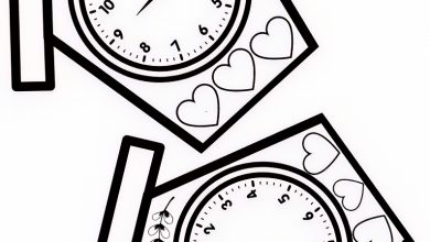 guguklu saat boyama etkinliği