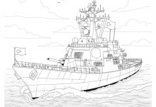 gemi boyama sayfası