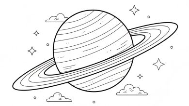 gezegenler boyama sayfası
