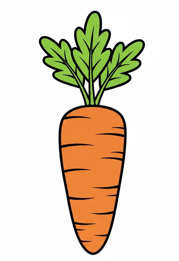 havuç boyama okul öncesi