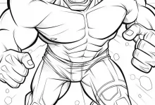 hulk boyama sayfası