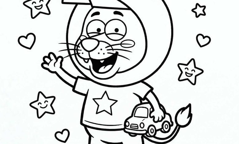 kral şakir boyama sayfası