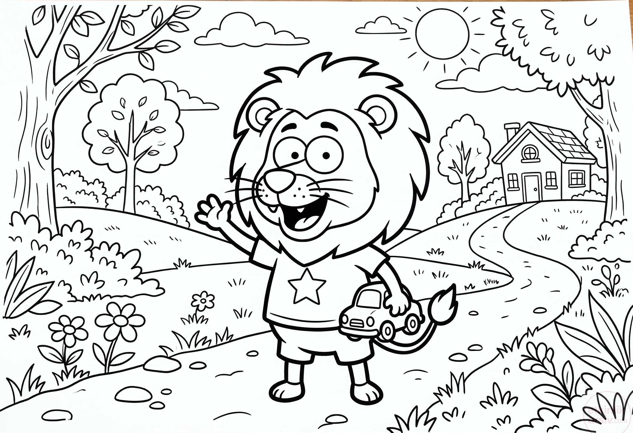 kral şakir boyama sayfası