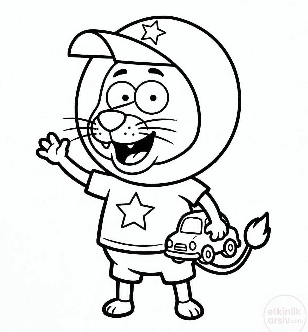 kral şakir boyama sayfası