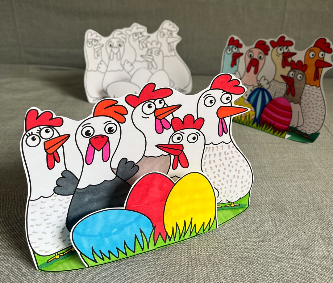 çiftlik hayvanları sanat etkinliği kalıplı