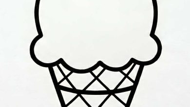 dondurma boyama sayfası