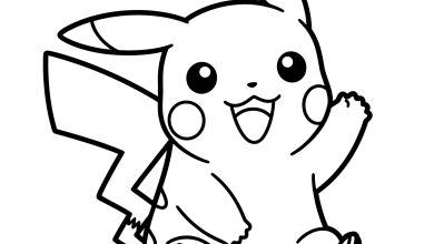 pikachu boyama sayfası