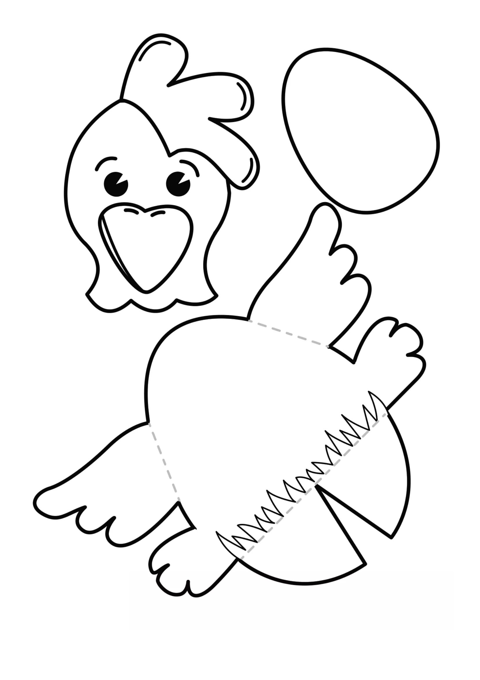 tavuk sanat etkinliği kalıplı