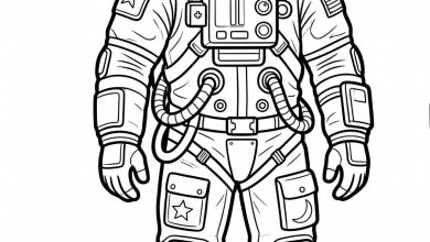 astronot boyama okul öncesi