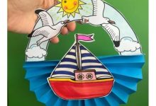 Deniz ve martılar sanat etkinliği