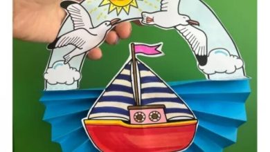Deniz ve martılar sanat etkinliği